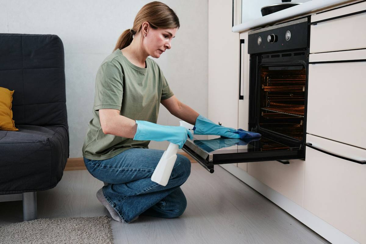 Professional cleaning team